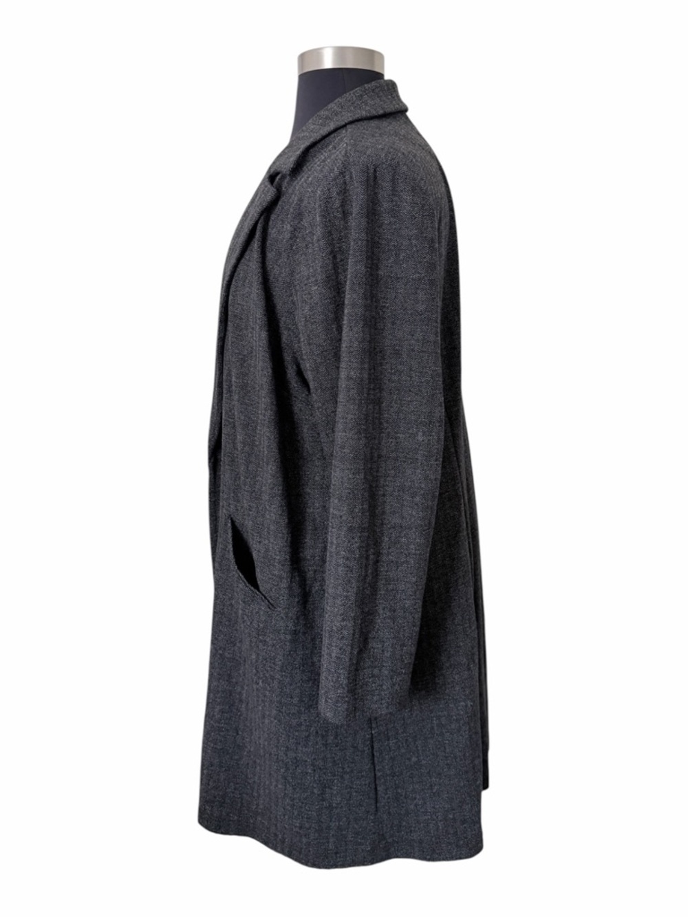 torrid Knit Herringbone Open Front Trench Blazer Size 4X - Picture 5 of 11
